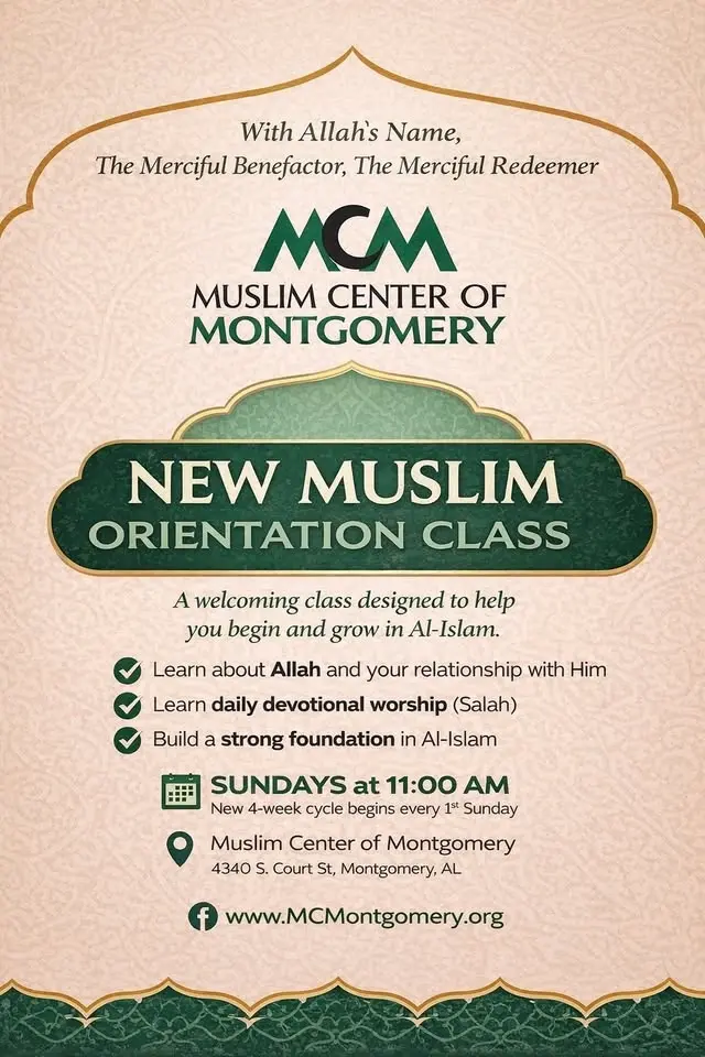 New Muslim Orientation Class 