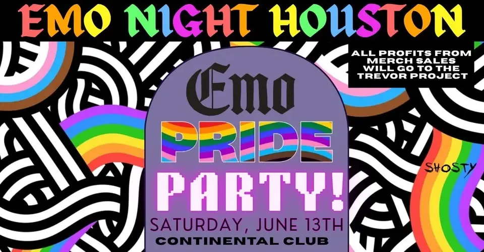 EMO PRIDE PARTY @ THE CONTINENTAL CLUB!