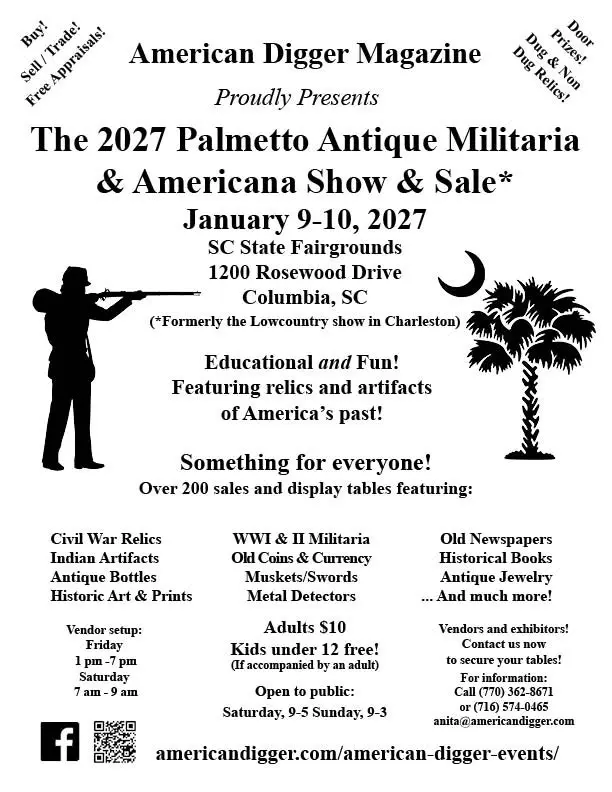 American Digger Palmetto Antique Militaria & Americana Show