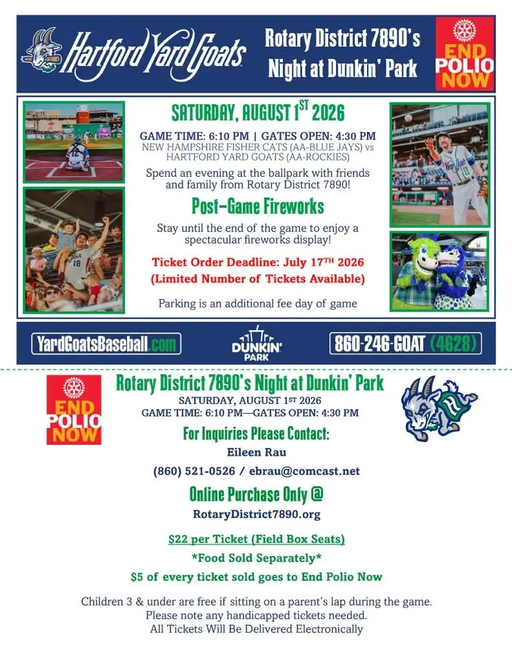 Rotary Night at the YardGoats