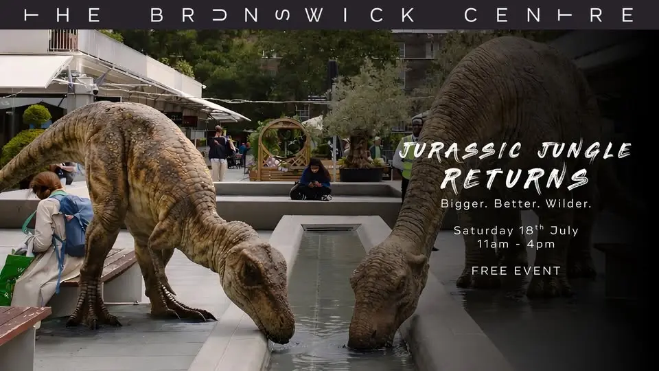 Jurassic Jungle Returns to The Brunswick Centre 🦖🦕 Free Event