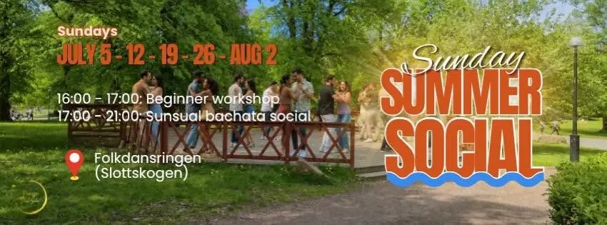☀️💃 Sunday Summer Social – Bachata in the Park 🕺☀️