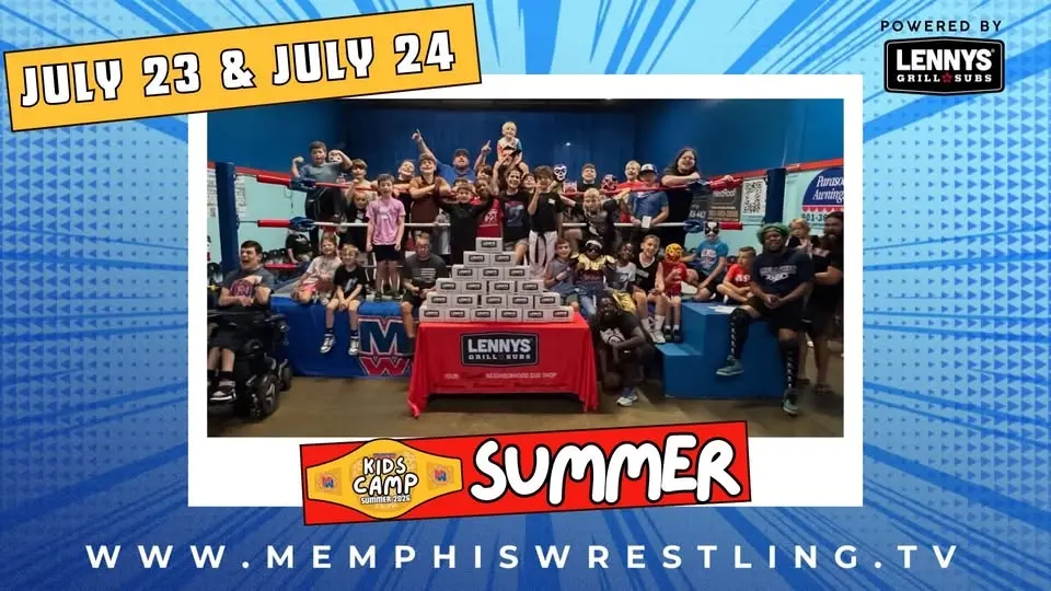 JULY 23 & 24 | Memphis Wrestling Kid's Camp - SUMMER CAMP