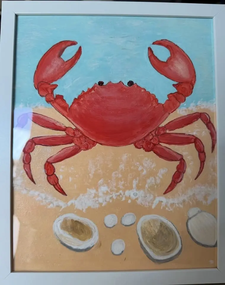 Crab: Acrylic Paint & Sip Workshop