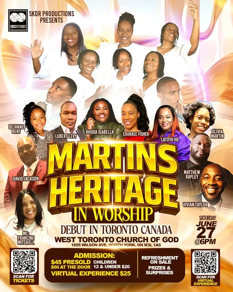 Martins Heritage In Worship (Canada Debut)