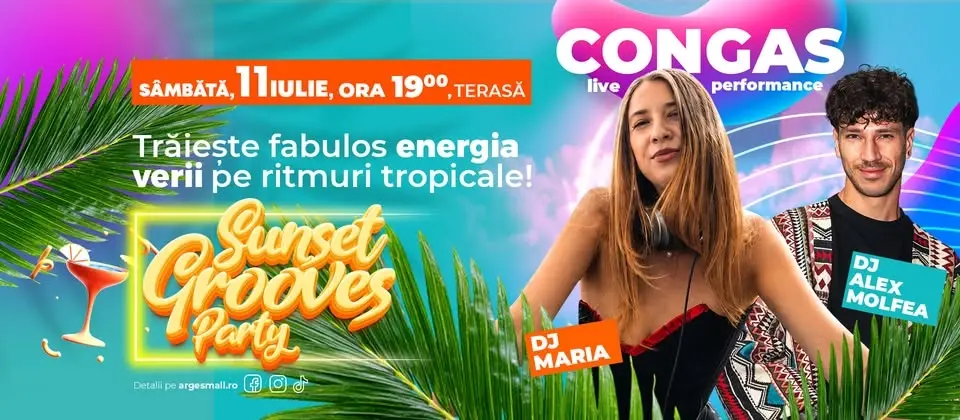 Congas Live Performance la Argeș Mall!