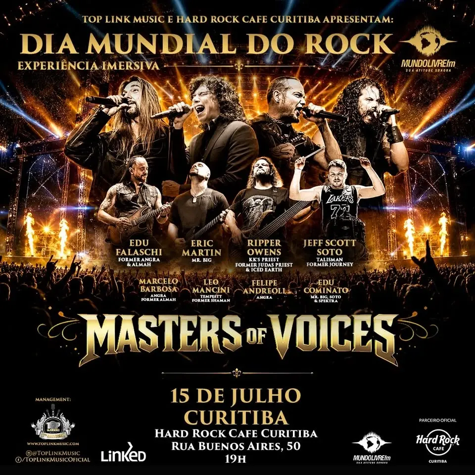 MASTERS OF VOICES em Curitiba