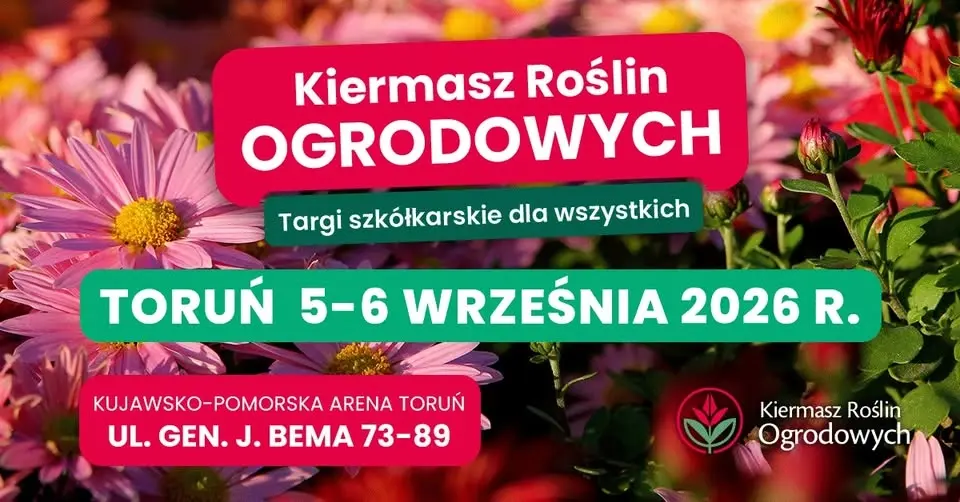 Jesienny kiermasz kwiatów i roślin ogrodowych – Toruń 2026