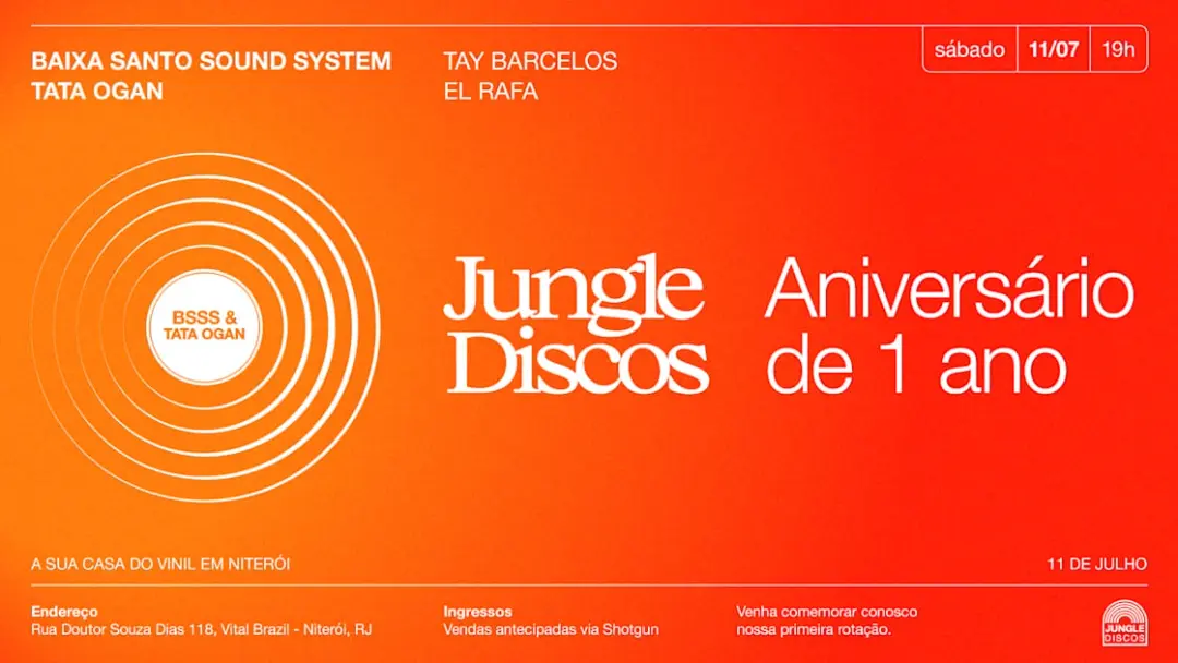 Festa 1 Ano Jungle Discos