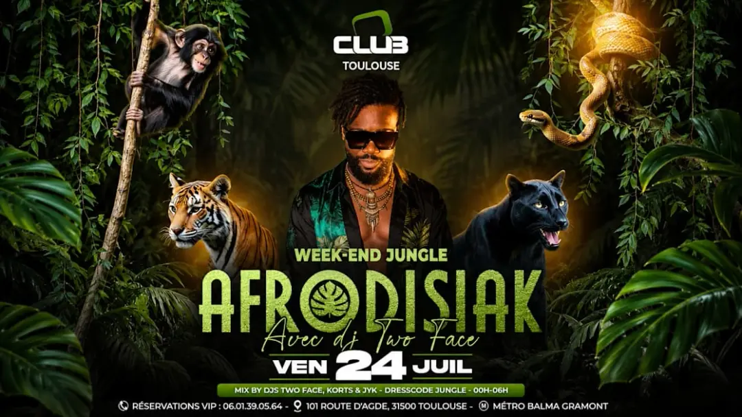 Afrodisiak - Jungle - O'club Toulouse