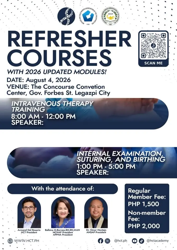 Refresher Courses with 2026 Updated Modules (IVT, Internal Examination, Suturing and Birthing))