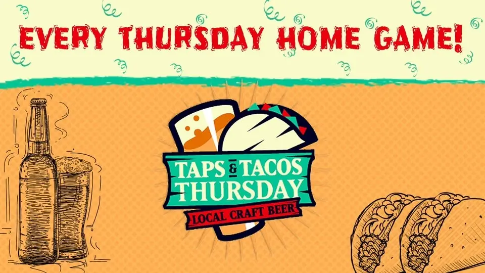 Taps & Tacos - Half Price Drinks at Clearwater Threshers
