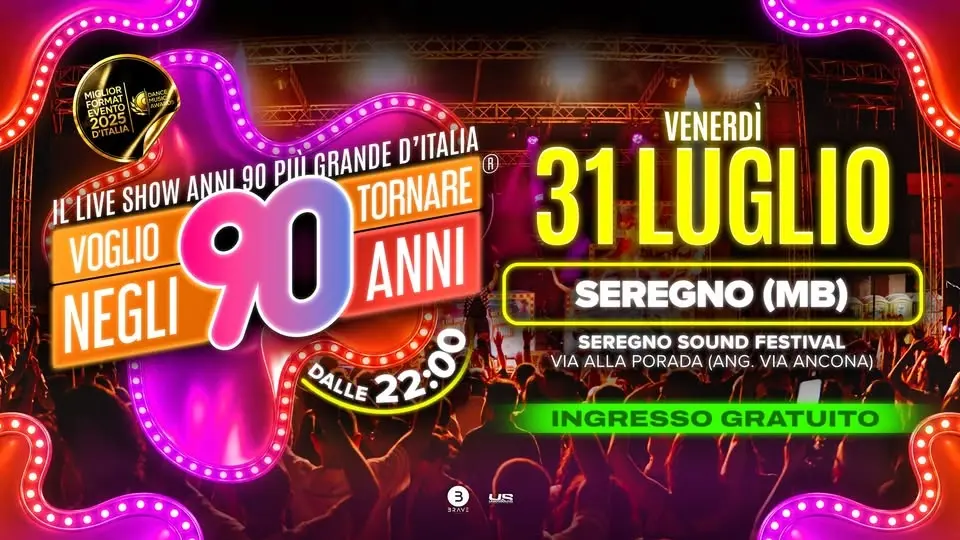 Voglio Tornare Negli Anni 90 ® • Seregno (MB)
