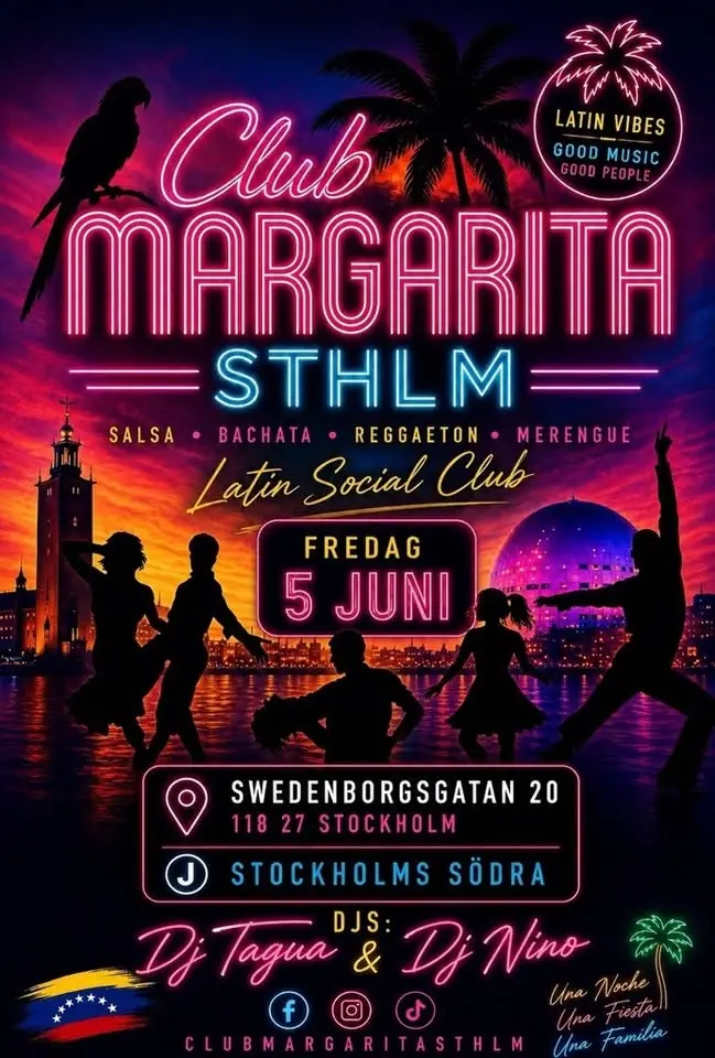 Club Margarita Stockholm - Latino Night