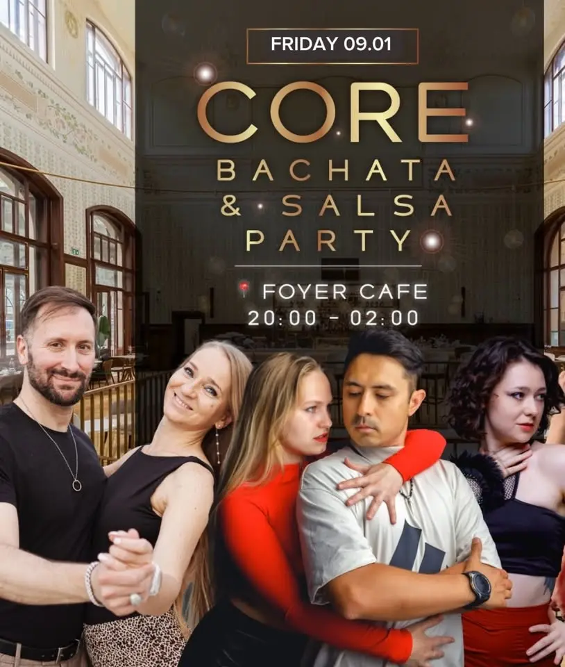 Welcome 2026 🥂 CORE BACHATA & SALSA PARTY in Foyer Café