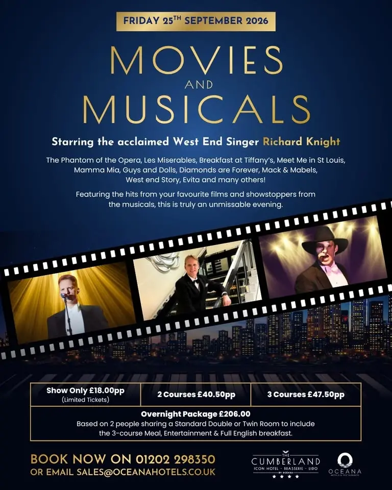 Movies and Musicals starring the acclaimed West End Singer Richard Knight