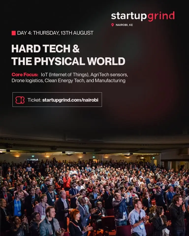 STARTUP GRIND NAIROBI TECH WEEK DAY 4:  "HARD TECH & THE PHYSICAL WORLD"