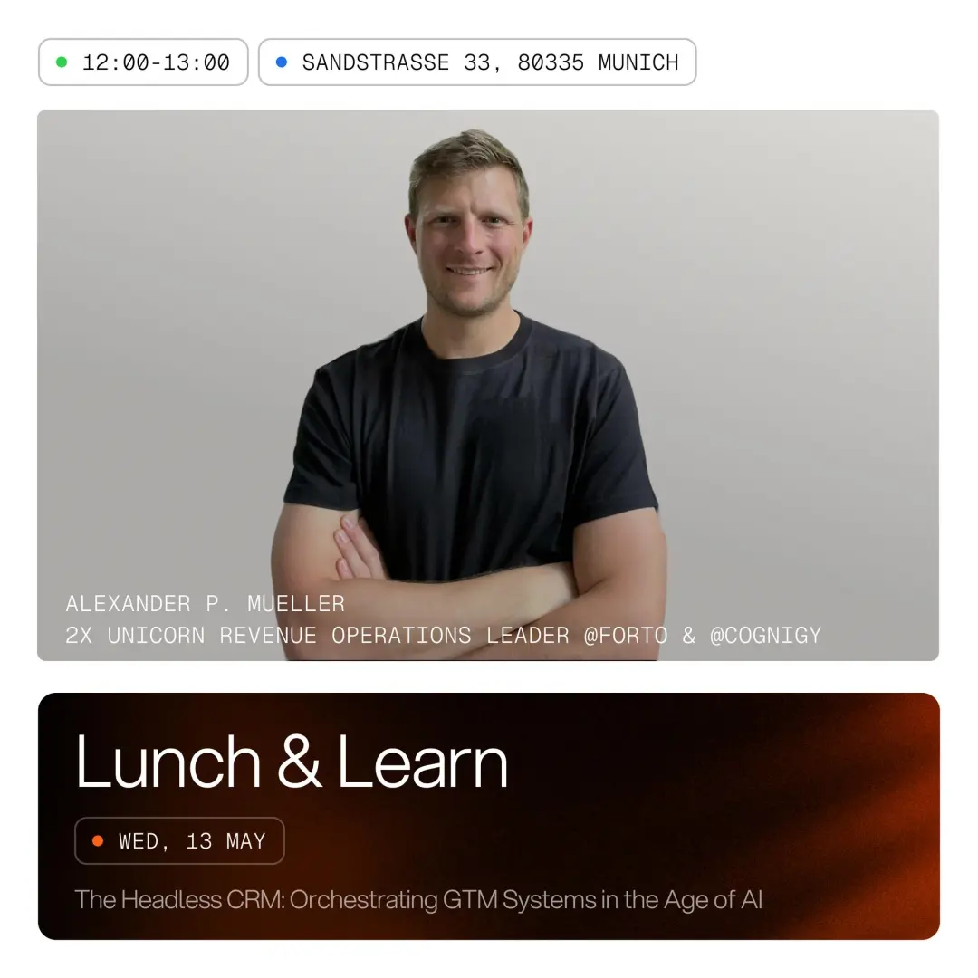 Lunch and Learn: The Headless CRM with Alex Müller