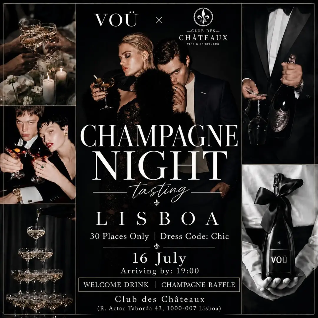 16 JULY. LISBON✨Curated 2-hour Champagne Tasting Soirée ✨