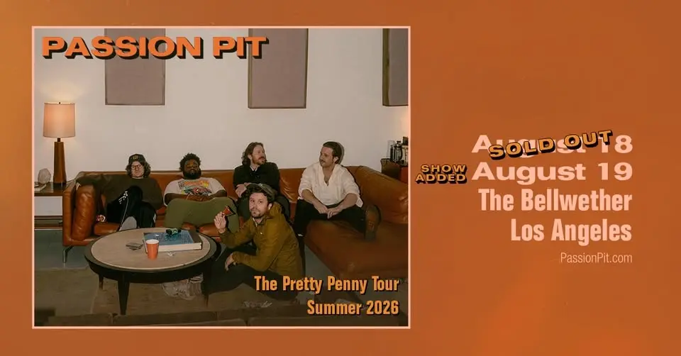 Passion Pit: The Pretty Penny Tour at The Bellwether - Two Nights!