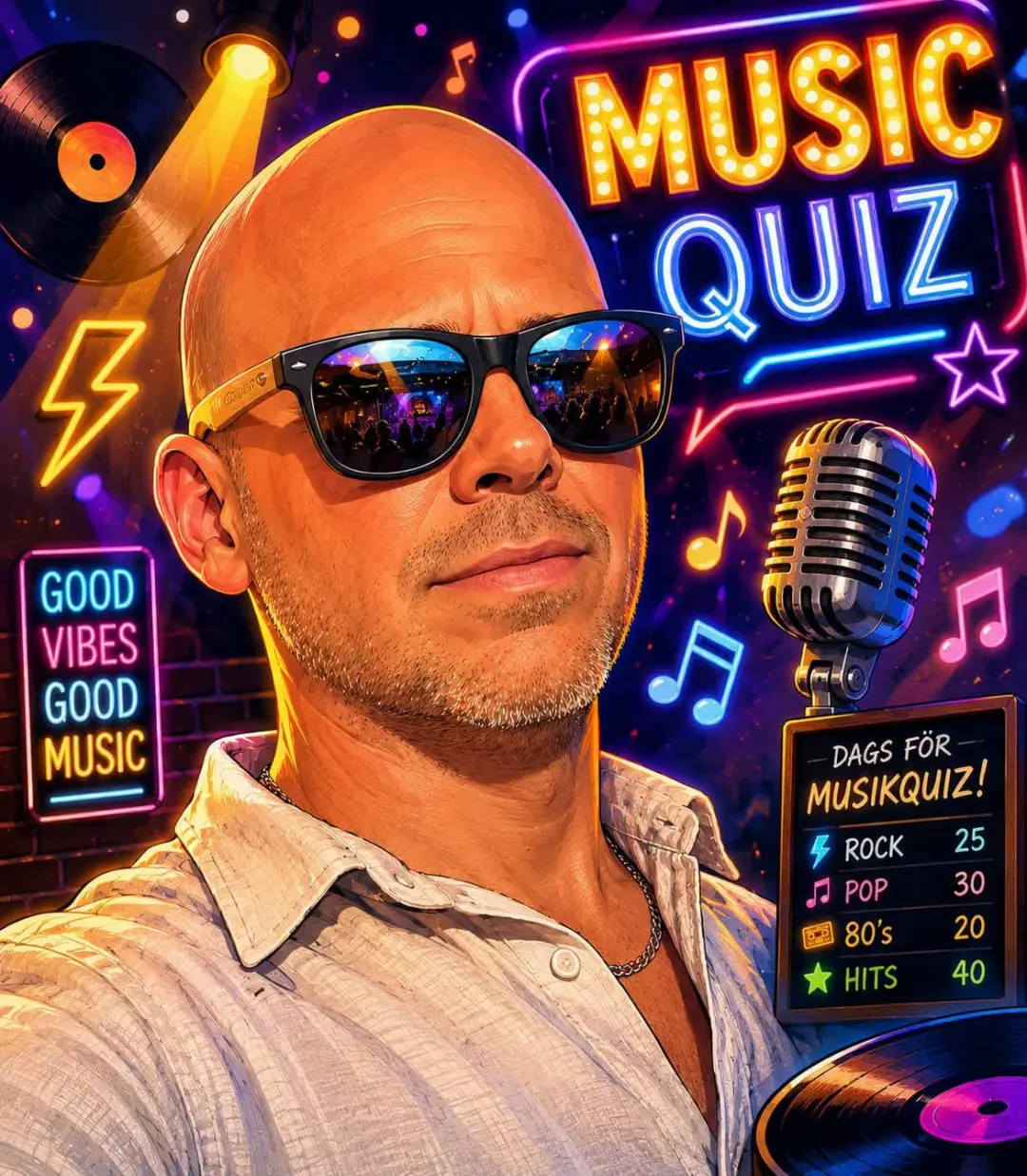 AW och Musikquiz med Marcus Karlsson