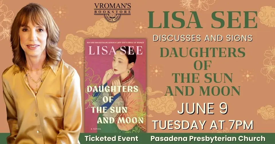 TICKETED - Lisa See discusses & signs Daughters of the Sun and Moon