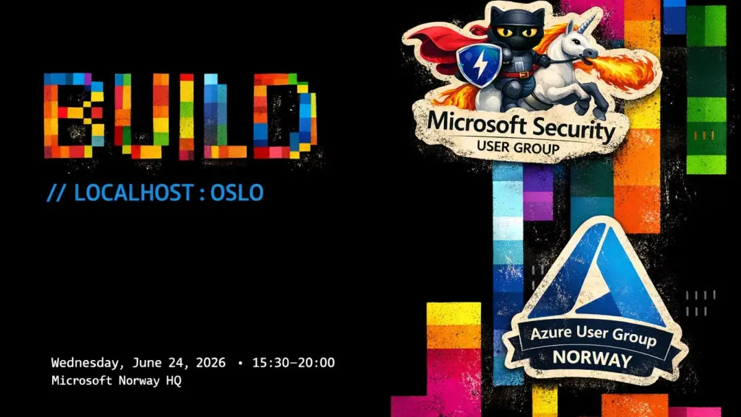 Microsoft Build //localhost: Oslo with Microsoft Security User Group