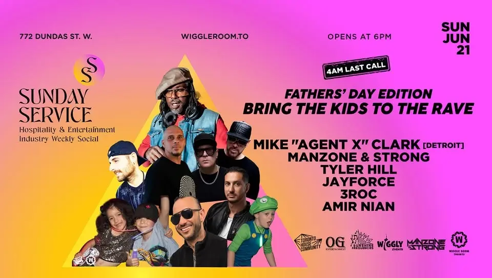 Sunday SerVice: Bring your Kids to the Rave (Father's Day Edition) | 4AM LAST CALL