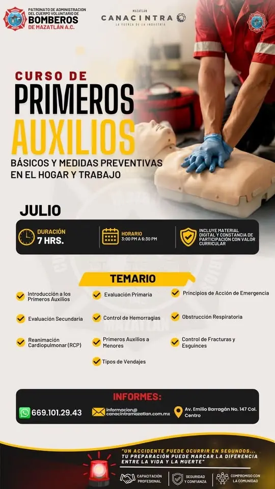 📣CURSO DE VERANO 🚑 ⛑️🚨 “PRIMEROS AUXILIOS BASICOS Y MEDIDAS PREVENTIVAS EN EL HOGAR Y TRABAJO"