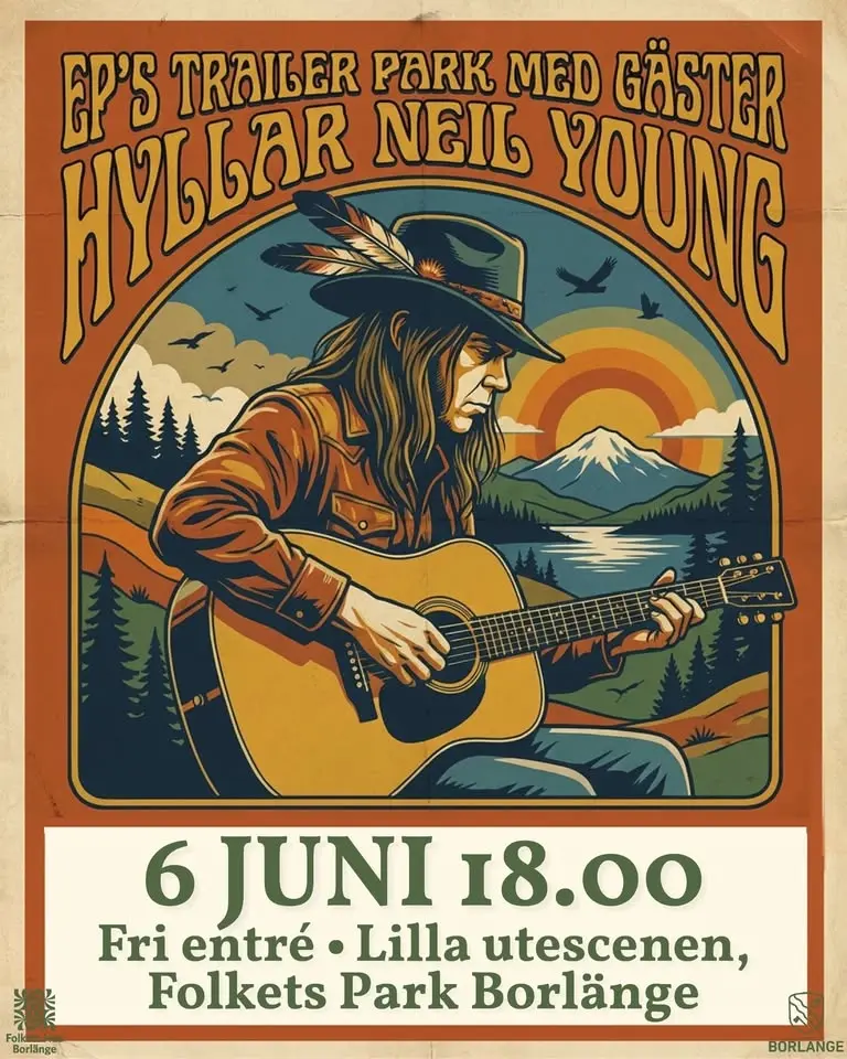 EP's Trailer Park hyllar Neil Young | Folkets Park Borlänge