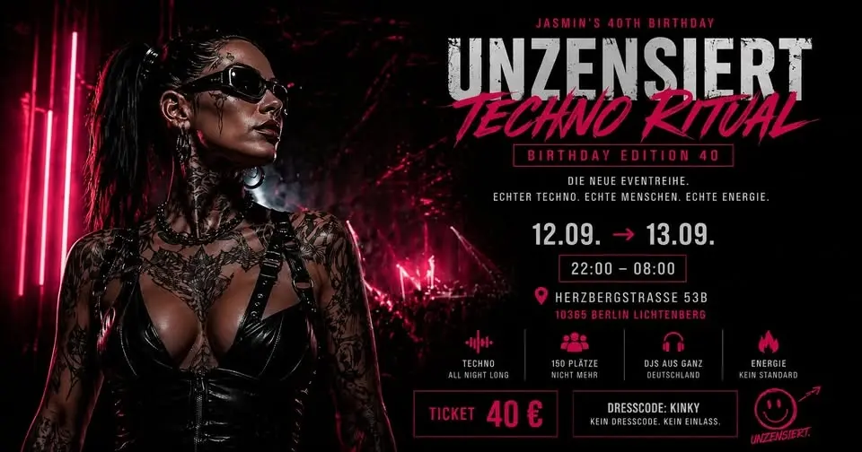 UNZENSIERT – Techno Ritual Berlin