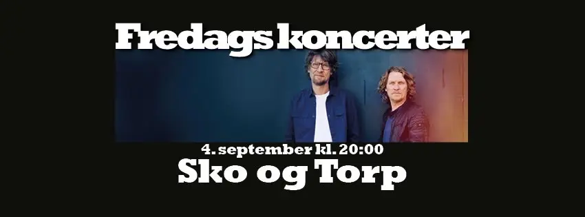 Fredagskoncert: Sko/Torp på Torvet i Herning 🎶✨