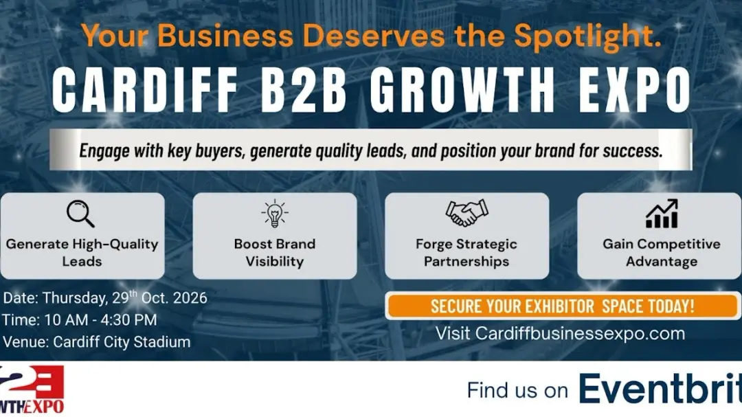 Cardiff B2B Growth Expo 2026 | Book Your Stand At Premier B2B Show