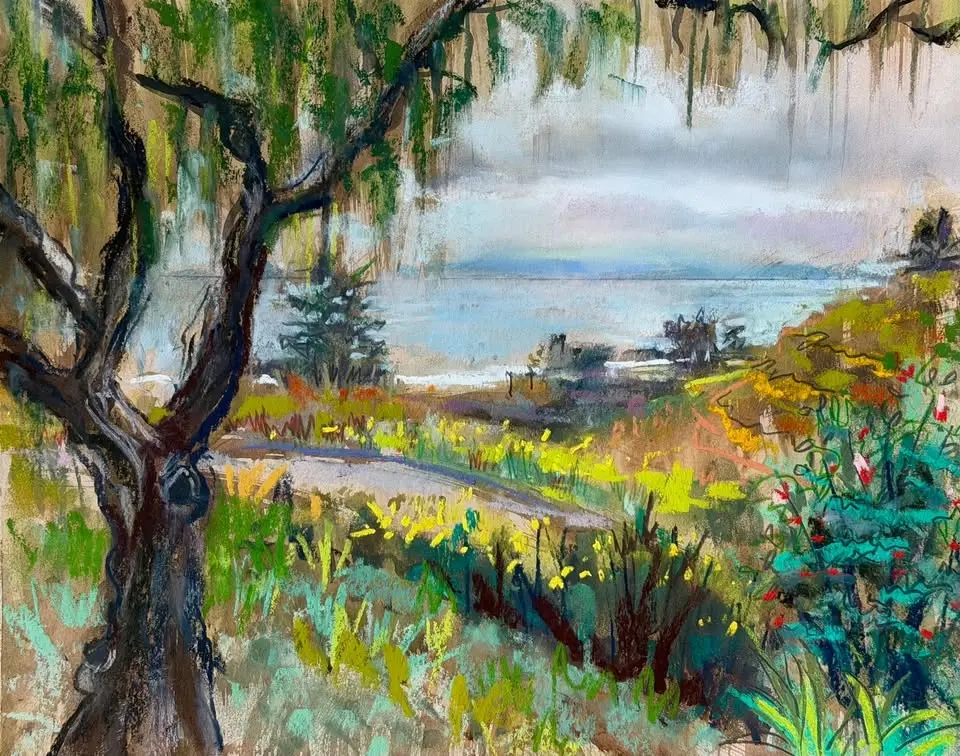 Plein Air Painting at Ventura Botanical Gardens