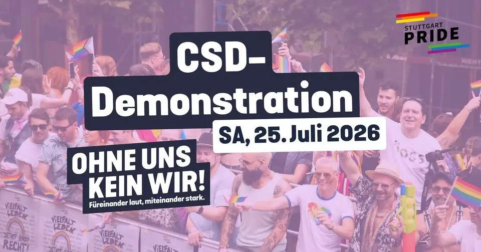 CSD-Demonstration Stuttgart PRIDE