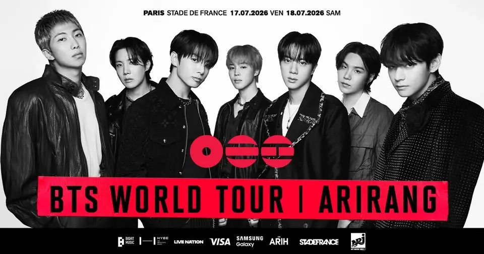 BTS | Stade de France, Paris - 17 & 18 juillet 2026
