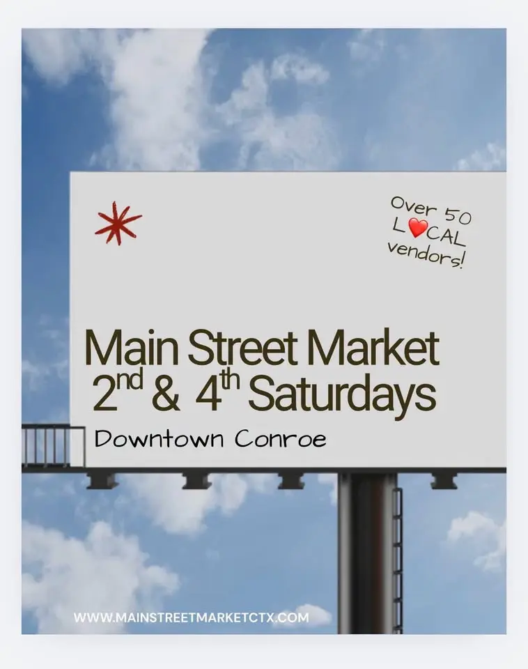 Main Street Market in downtown Conroe