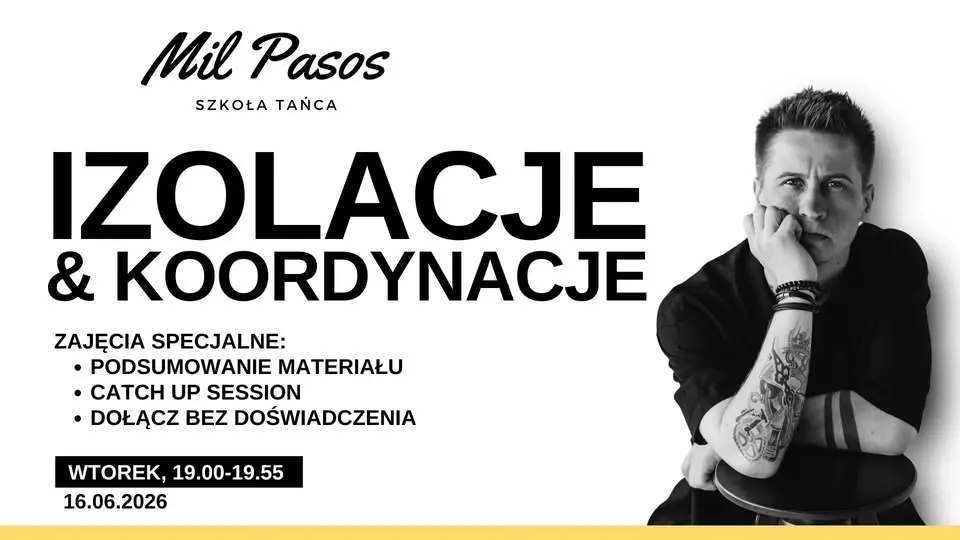 ZAJĘCIA SPECJALNE - IZOLACJE&KOORDYNACJE - PODSUMOWANIE - WTOREK 19:00 16.06.2026