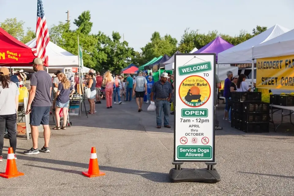OPENING DAY! Kansas Grown Farmers Market - 21st & Ridge, Wichita