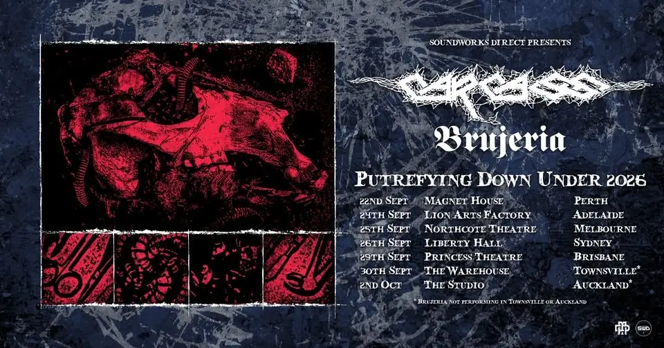 CARCASS + Brujeria | Auckland | The Studio