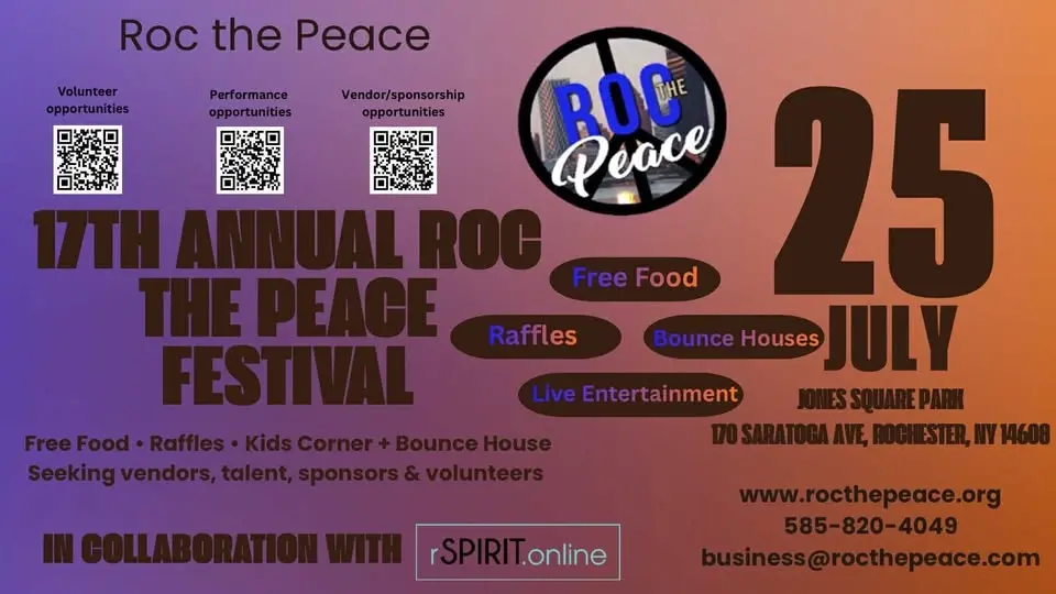 17th Annnual Roc the Peace Festival