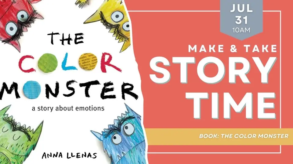 Make & Take Storytime: The Color Monster