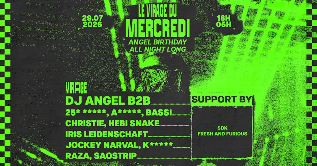 2222 : Dj Angel Birthday X Le Virage Du Mercredi