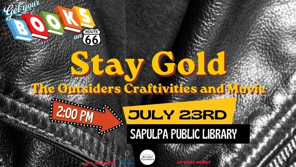 ✨Stay Gold✨: Celebrate the Outsiders with the Sapulpa Public Library