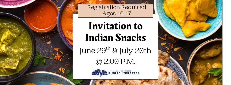 Invitation to Indian Snacks