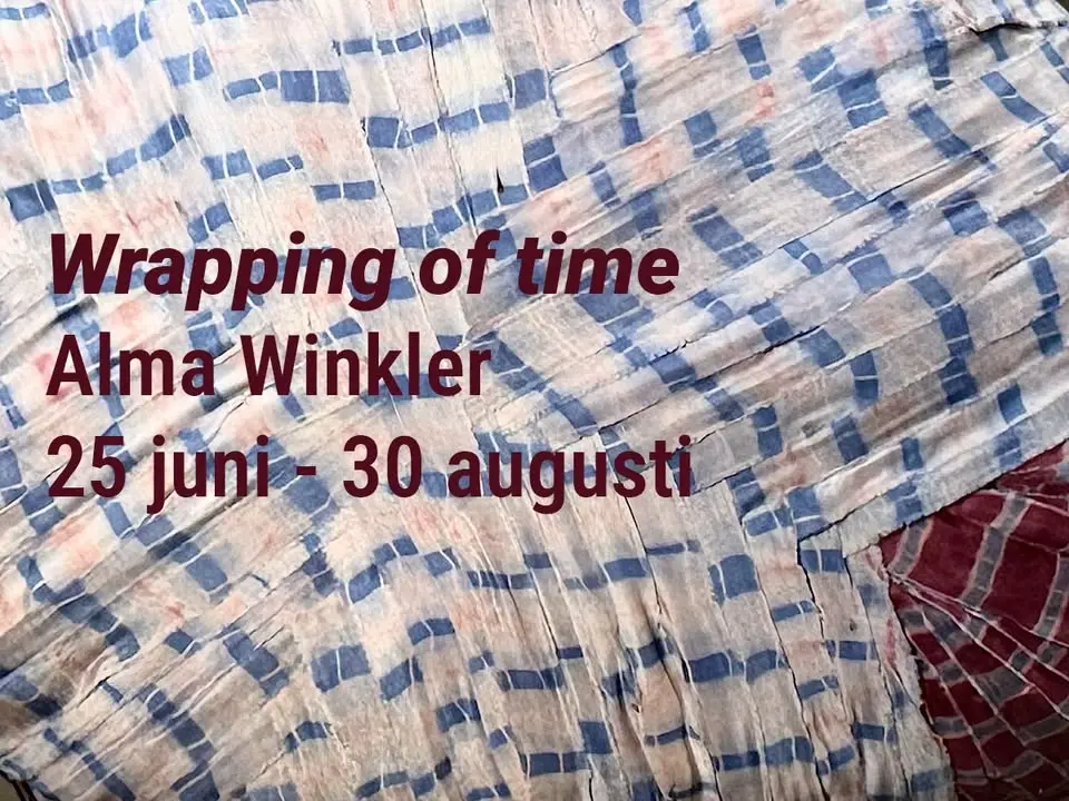 Wrapping of time: textila verk av Alma Winkler