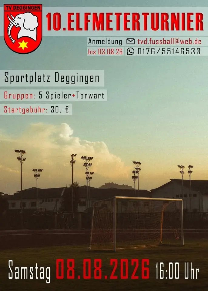10. Degginger Elfmeterturnier 2026