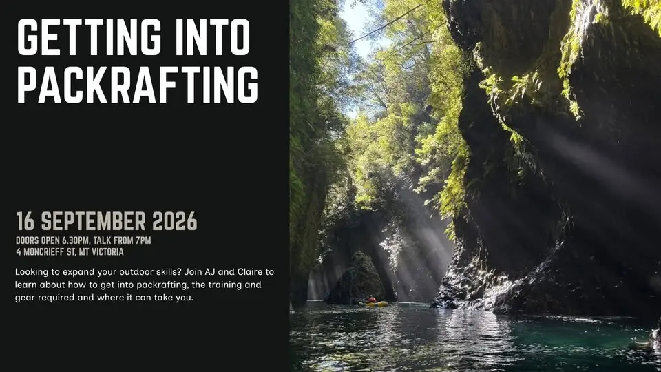 Getting into packrafting | WTMC talks