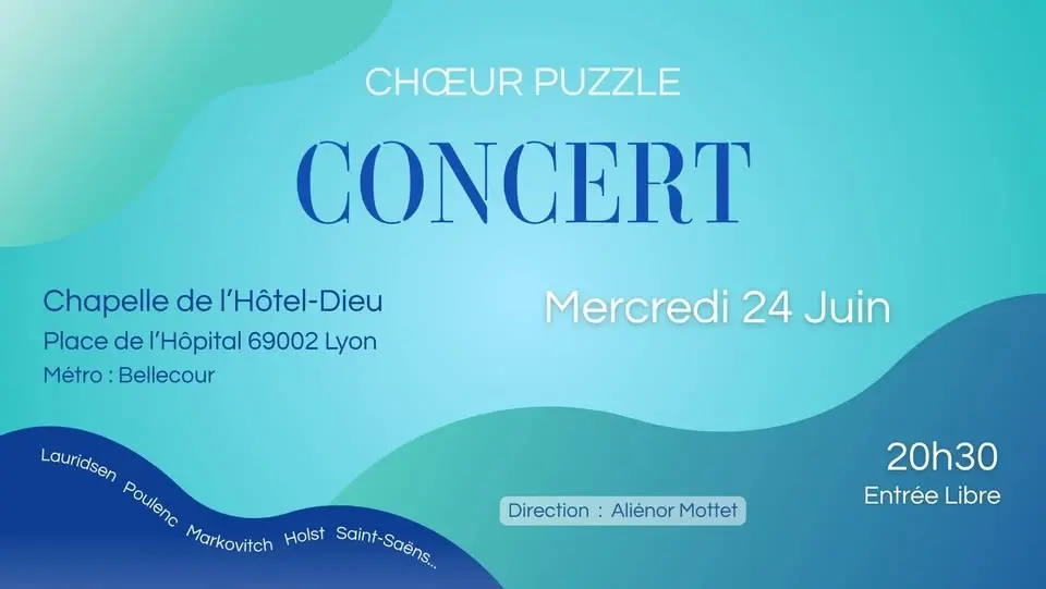 Concert du Chœur Puzzle 🧩