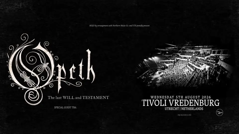 Opeth in de Grote Zaal | TivoliVredenburg
